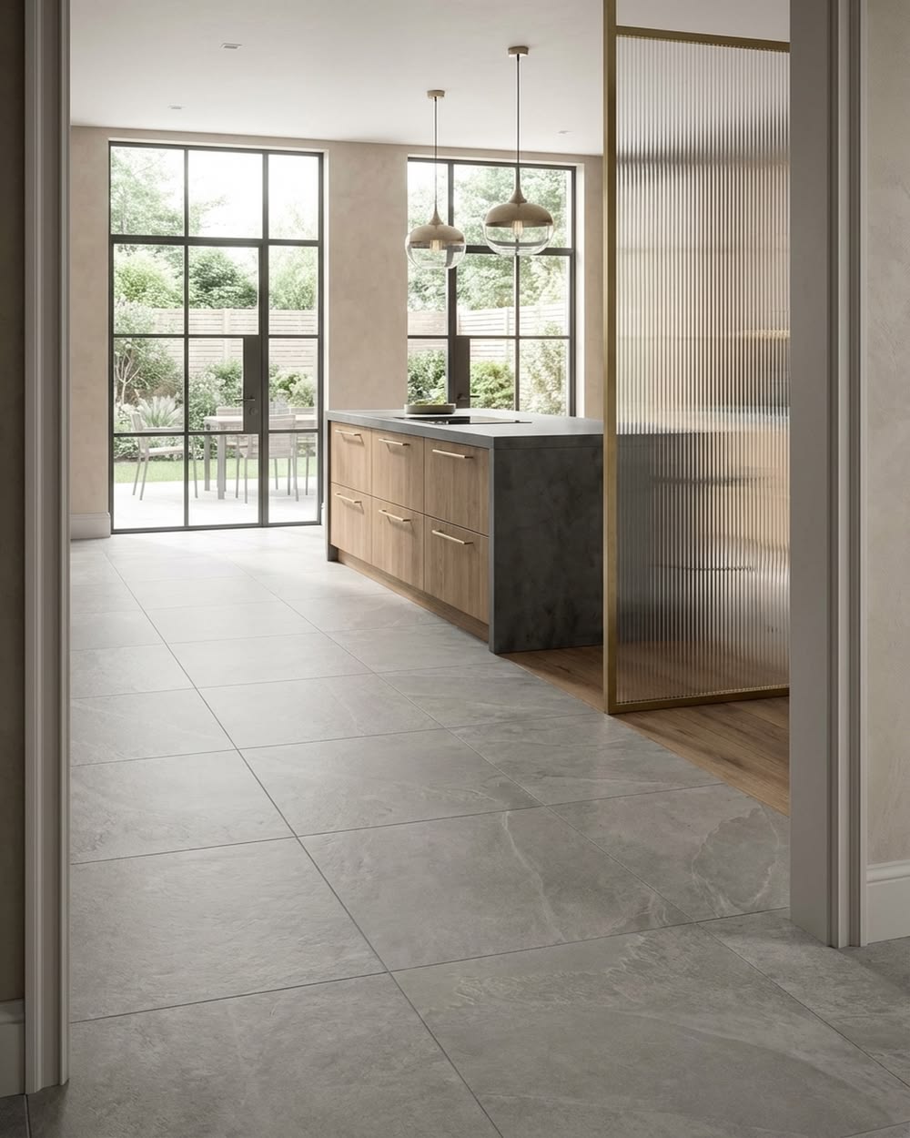Gạch lát nền bếp khổ 60x60
