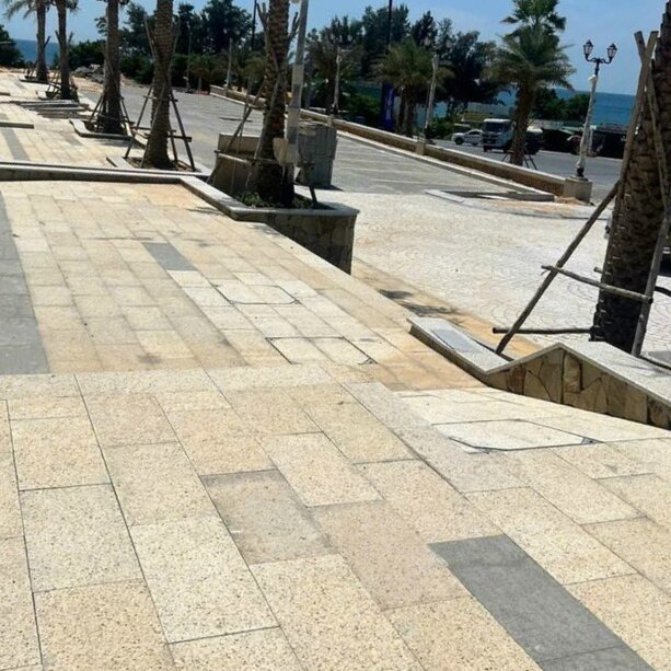 Đá Granite lát sân chống trơn