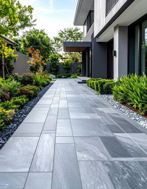 Đá lát sân vườn biệt thự