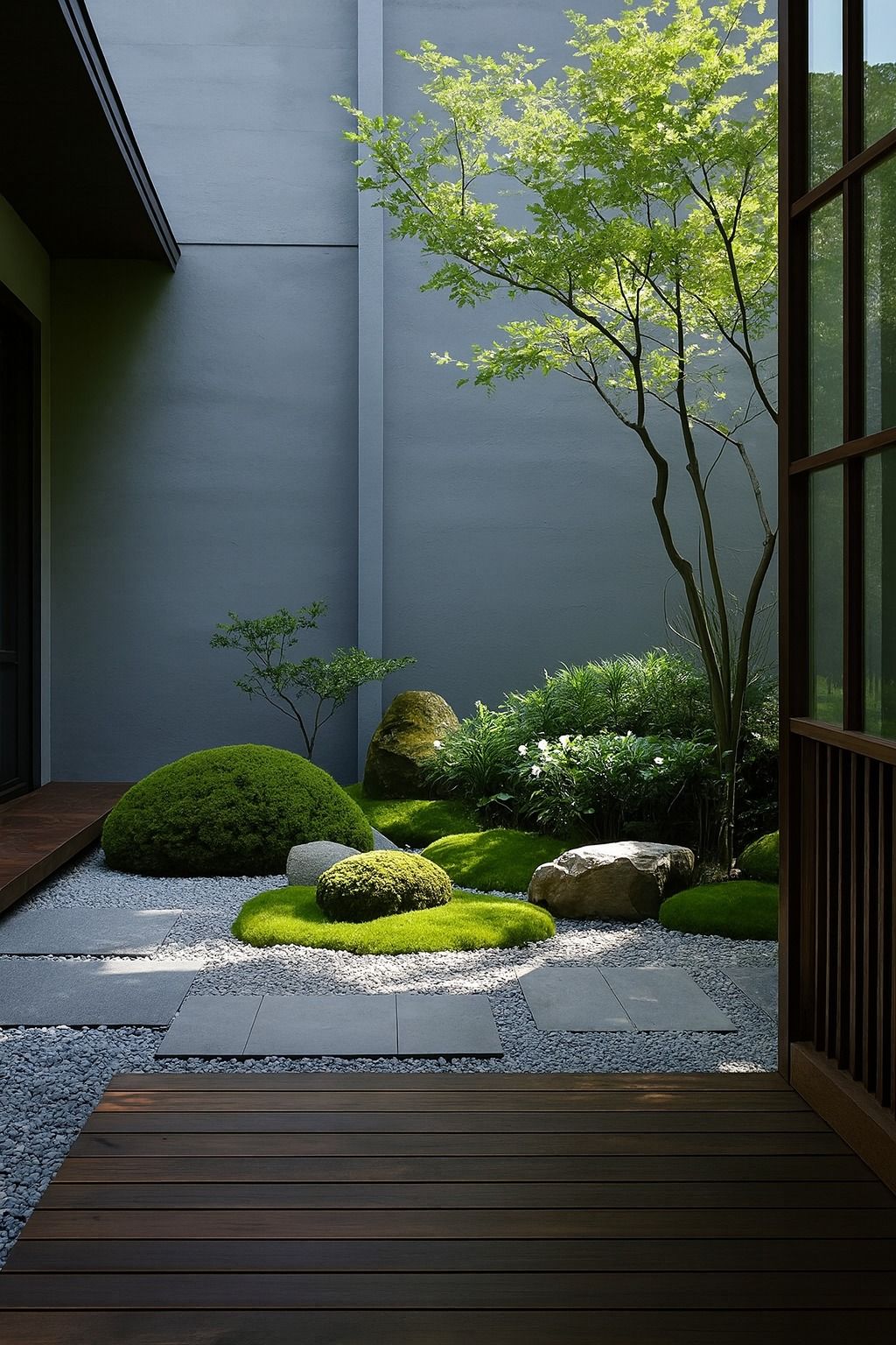 Sân vườn biệt thự phong cách Biophilic